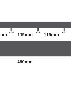 MP454 Rubber Side Buffer Dimensions