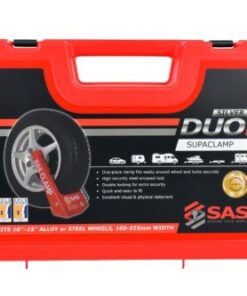 SAS Supaclamp Duo Silver Wheel Clamp with Plastic Case