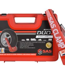 SAS Supaclamp Duo Silver Wheel Clamp with Plastic Case