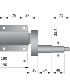 550kg Trailer Suspension Units with Standard Axle Drawing