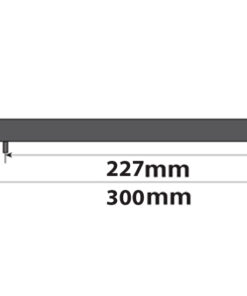 Boat Rubber Side Buffer 460x44x25 Drawing