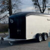Debon C700 Box Trailer on a gravel track.
