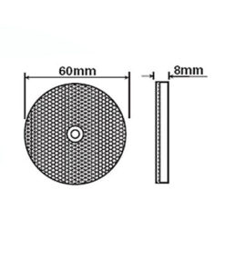 Rear Round Reflector Dimensions MP162B