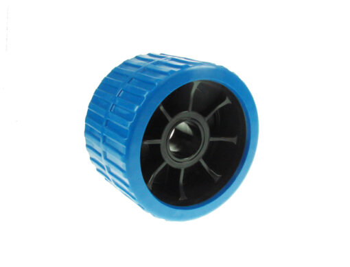 Blue Ribbed Wobble Roller 26.5mm Bore MP1714