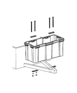 A-Frame Drawbar Trailer Toolbox Fixing Kit MP62231 - Berkshire County Trailers