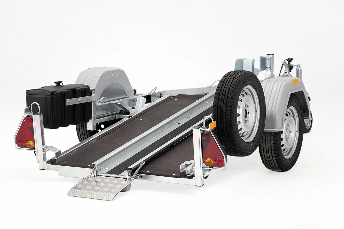 Debon Moto 1 motorcycle trailer for sale.