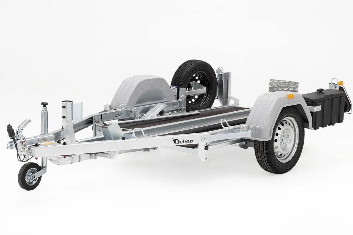 Debon Moto1 Motorcycle Trailer designed to let you take your bike wherever the journey leads.