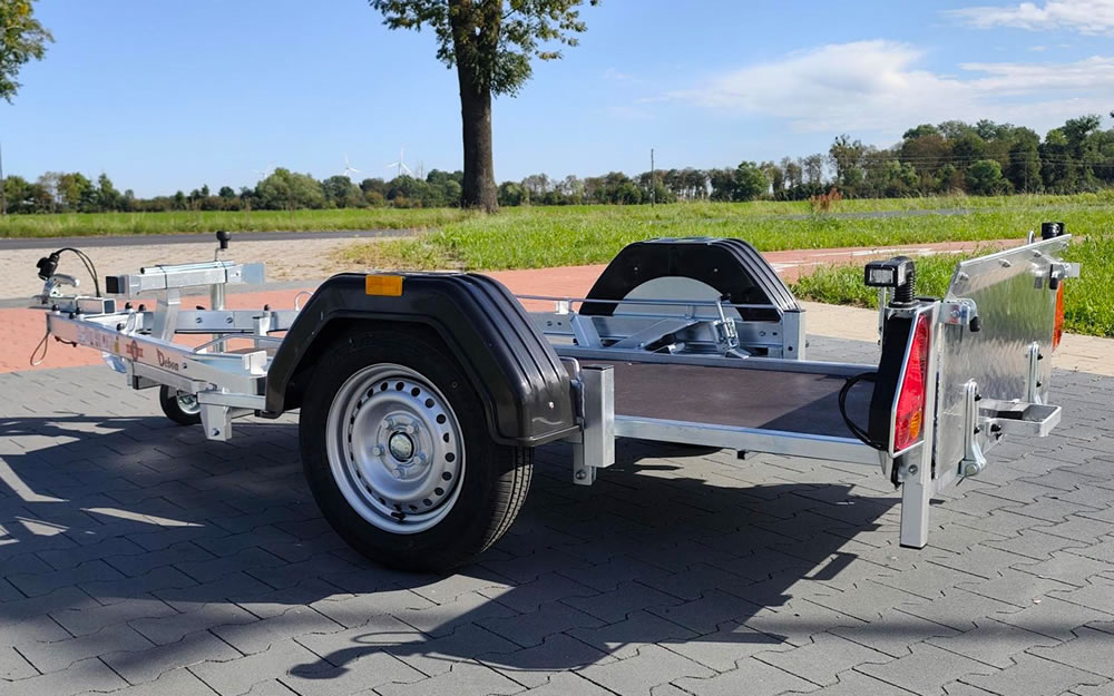 Debon Moto S - Trike and Mobility Scooter Trailer available from Berkshire County Trailers