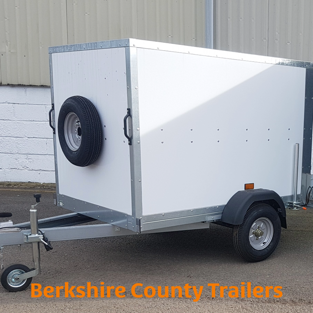 Tickners ECO644 Box Trailer + Side Door in White - Berkshire County Trailers