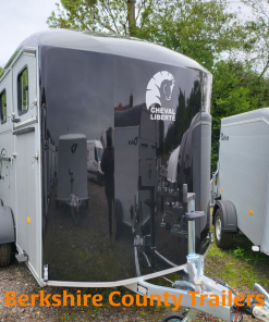 Cheval Maxi 2 Horse Trailer Black In Stock - Berkshire County Trailers