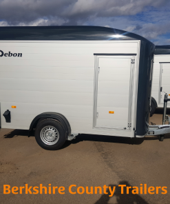 Debon C300 Box Trailer + Aluminium Sides + Side Door - Berkshire County Trailers