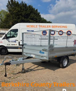 Debon PW0 1500 MGW Electric Tipper Trailer + Mesh Sides 8ft x 5ft - Berkshire County Trailers