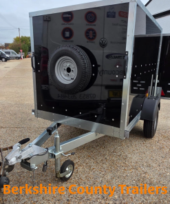 Used Tickners ECO644 Box Trailer + Side Door in Black - Berkshire County Trailers