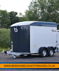 Debon C500 Box Trailer + Aluminium Sides + Side Door in Black