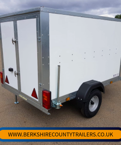 Tickners ECO744 Box Trailer + 13″ Wheel Upgrade in White